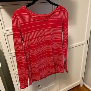 LOFT Long Sleeve Striped Tee